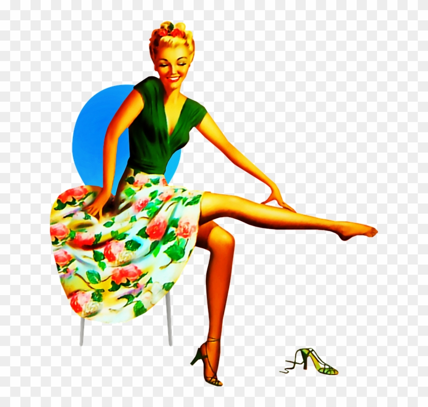 Pin Up Png - 50's Girls Transparent Png #1589766