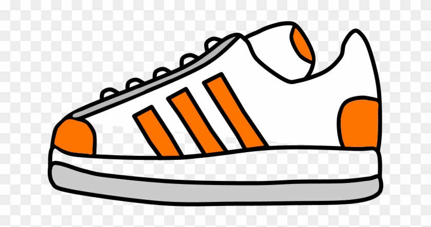 Sneakers, Tennis Shoes, Orange Stripes, - Sneakers, Tennis Shoes, Orange Stripes, #1589844