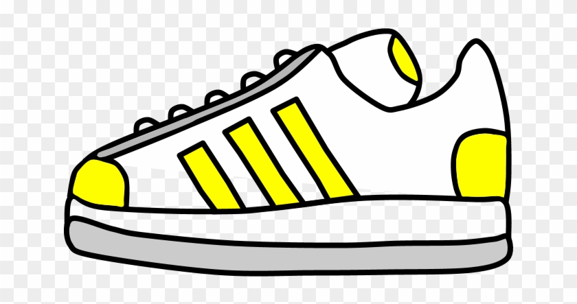 Sneakers, Tennis Shoes, Yellow Stripes, - Sneakers, Tennis Shoes, Yellow Stripes, #1589845