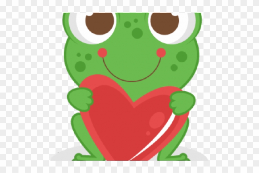 Green Frog Clipart Heart Clipart - Cute Frog Clipart Png #1589867