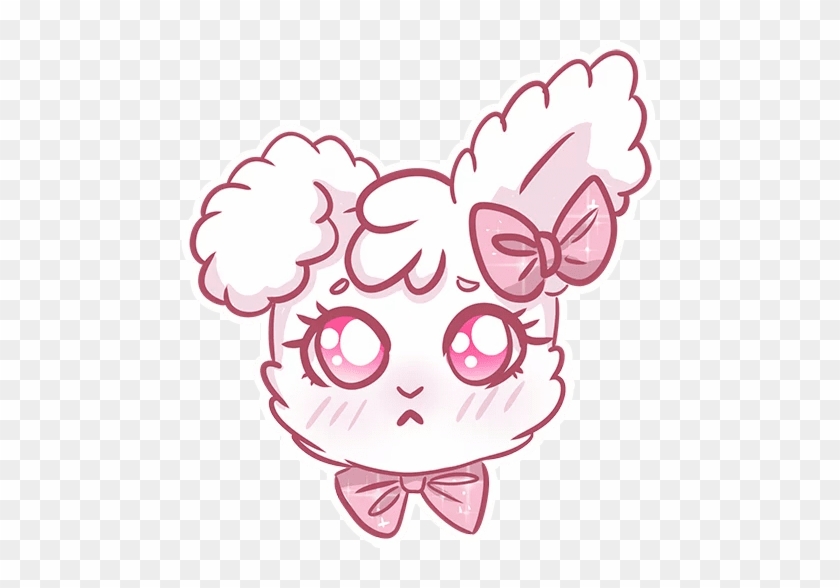 “white Rabbit” Stickers Set For Telegram - Illustration #1589951
