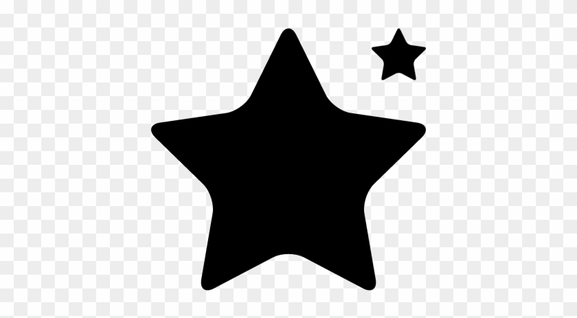 Star Shape Big And Small Vector - Star Shape Transparent Png #1590144