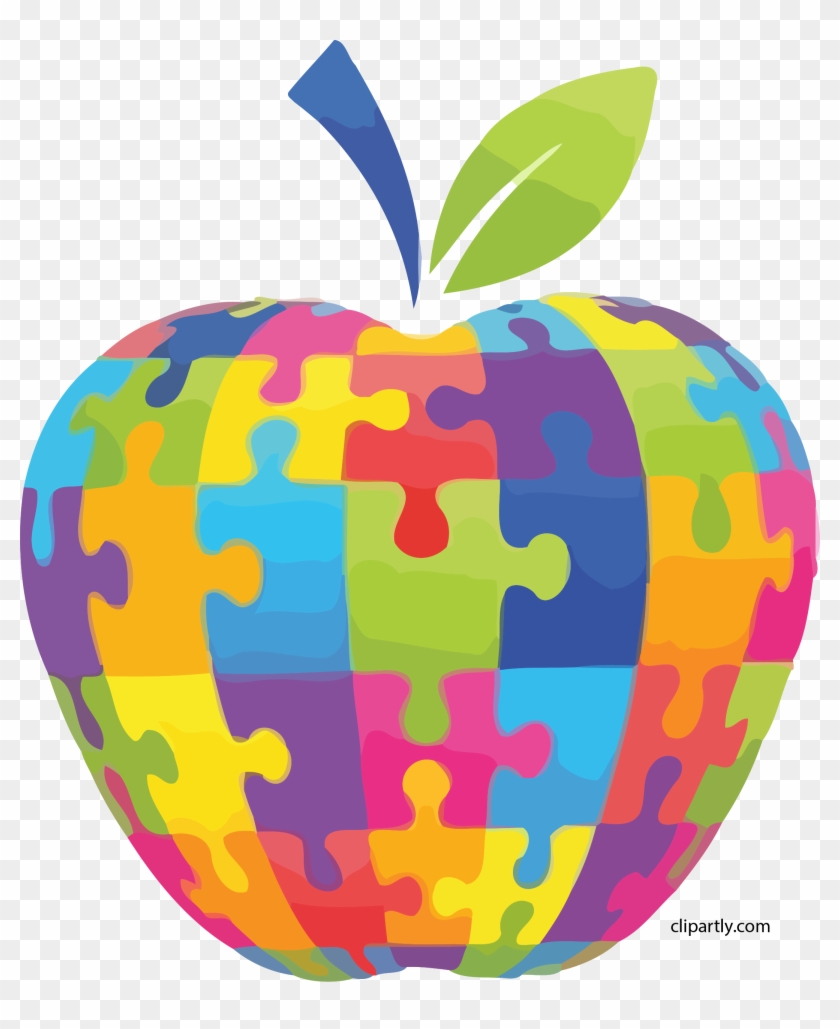 Apple Clip Art Puzzle Clipart Png - Apple Puzzle #1590160