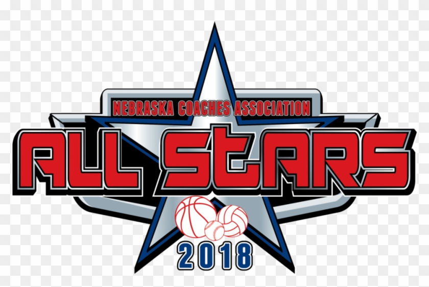 Nca All-star Girls, Boys Basketball And Volleyball - All Star 2018 Basketball Logo #1590192