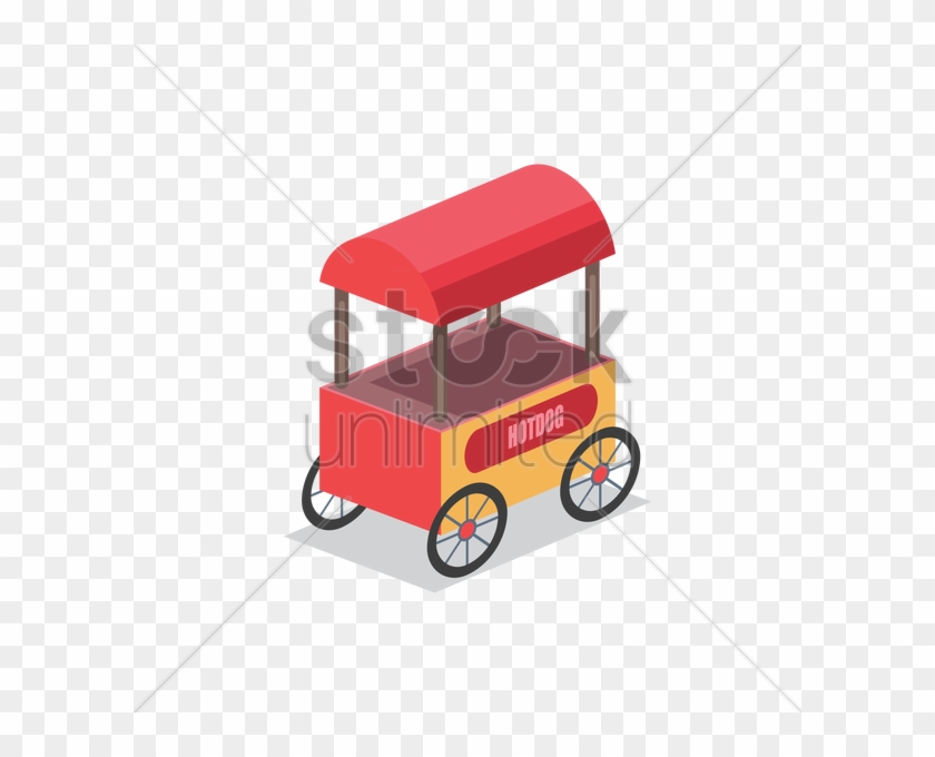 Carts Clipart Convenience Food - Isometric Hot Dog Cart #1590244