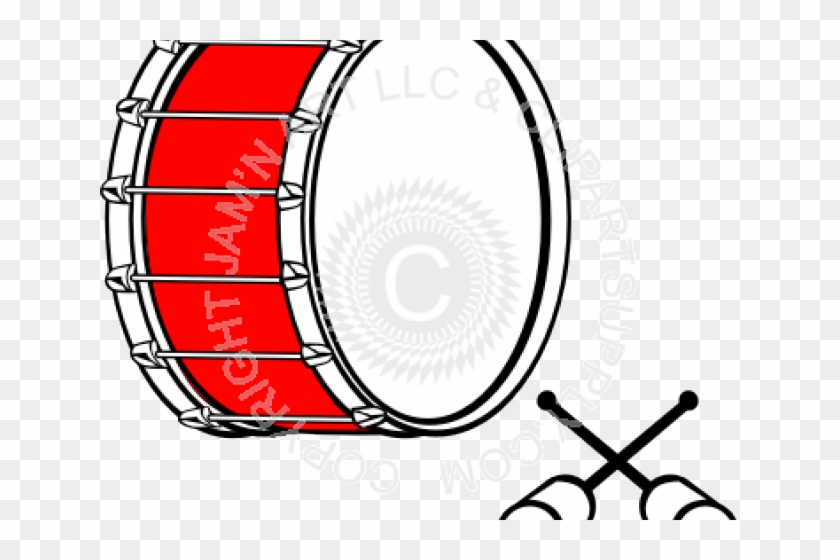 Band Clipart Bass Drum - Bass Drum Instrument Clipart #1590265