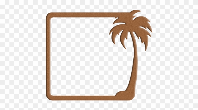 Palm Tree Frame Transparent #1590360