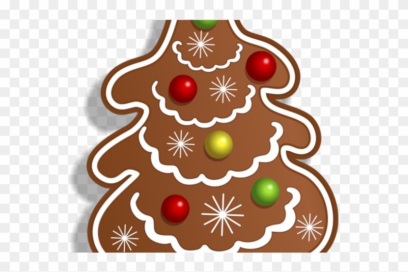 Gingerbread Clipart Christmas Tree - Gingerbread Christmas Tree Clip Art #1590395
