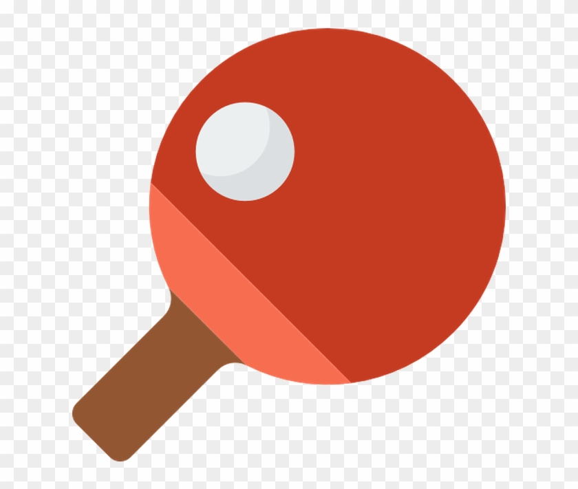 Ping Pong Free Vector Icon Designed By Freepik - Table Tennis Flat Icon #1590521