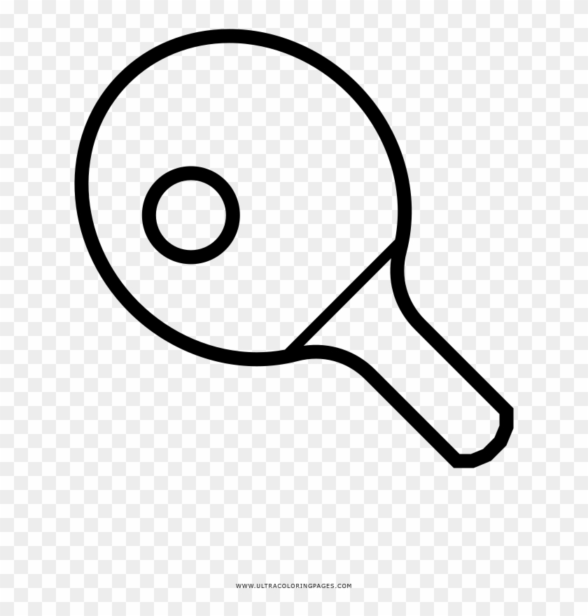 Table Tennis Coloring Page - Line Art #1590542