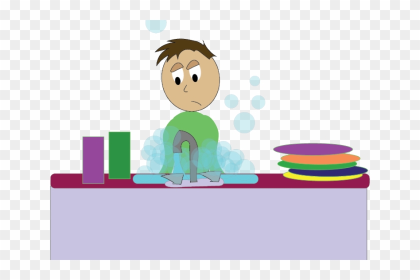 Man Clipart Washing - Cartoon #1590615