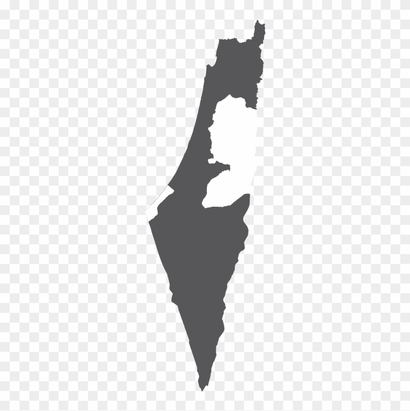 Israel Map Silhouette #1590720