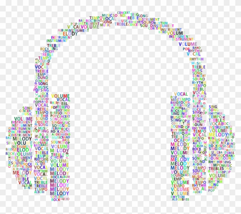 Song Clipart Melody - Transparent Background Headphones Png - Free Transparent  PNG Clipart Images Download