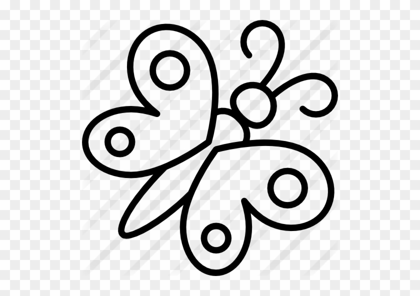 Butterfly Free Icon - Line Art #1590857