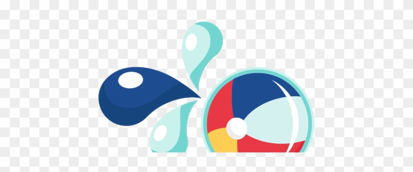 Beachball Vector Pool Party - Clip Art #1590874