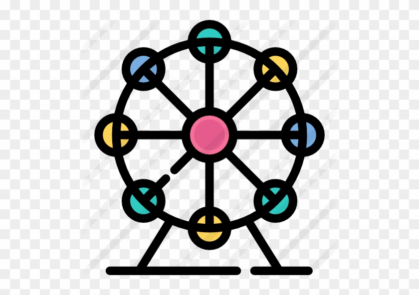 Ferris Wheel Free Icon - Moment Of Inertia Of Wheel With Spokes #1590960