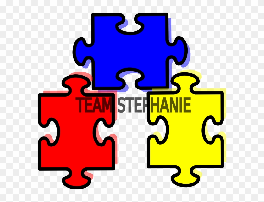 Puzzle Pieces Connected Clip Art Vector Online Royalty - Jigsaw Puzzle 2 Pieces #1590987