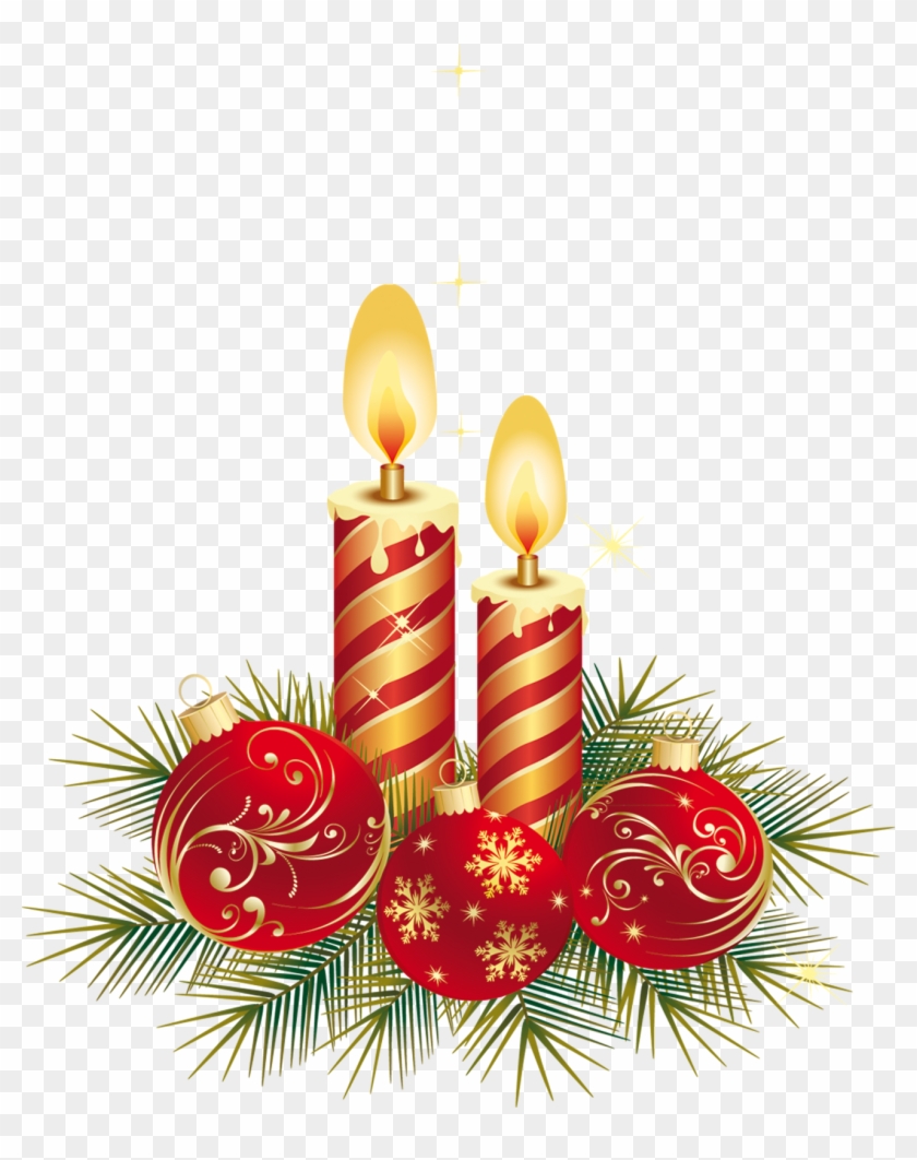 Christmas Candles, Christmas Ornaments, Clip Art, Xmas - Clip Art Natal Png #1591034