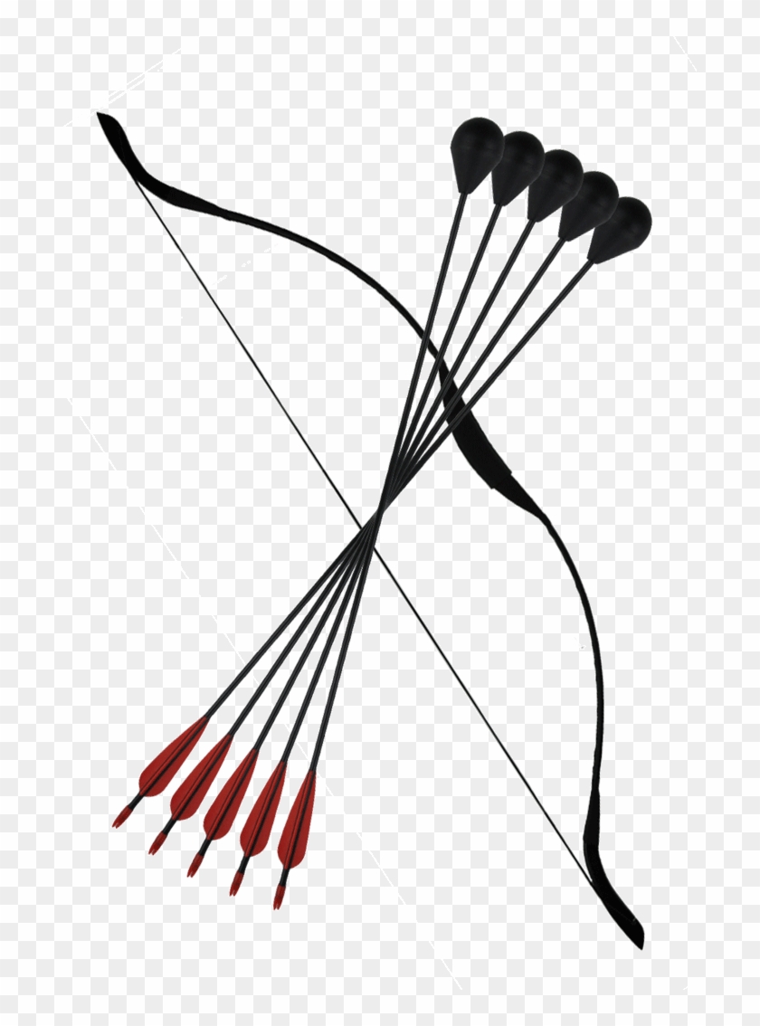 Weapon Clipart Archery - Larp Bow And Arrows #1591062