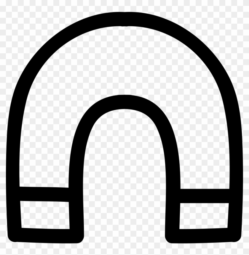 Outline Of A Magnet Clipart Craft Magnets Horseshoe - Outline Of A Magnet #1591073