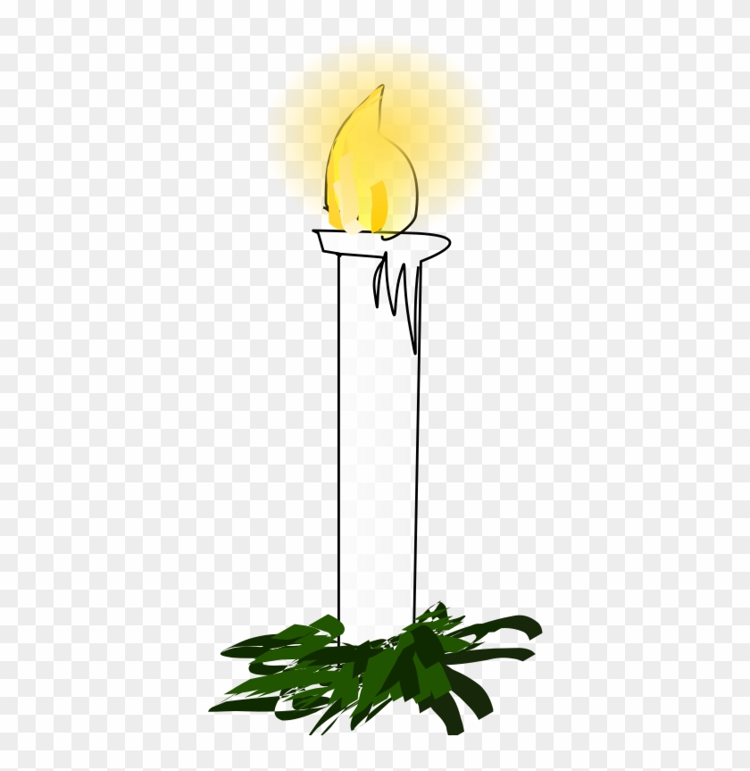 Christmas Light Clip Art - Christmas Candle Clip Art #1591128