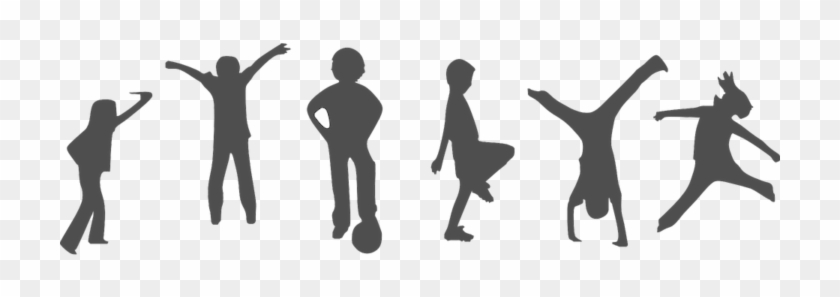 What Are Some Of The Benefits Of Kindergarten Pe - Children Exercising Silhouette #1591252