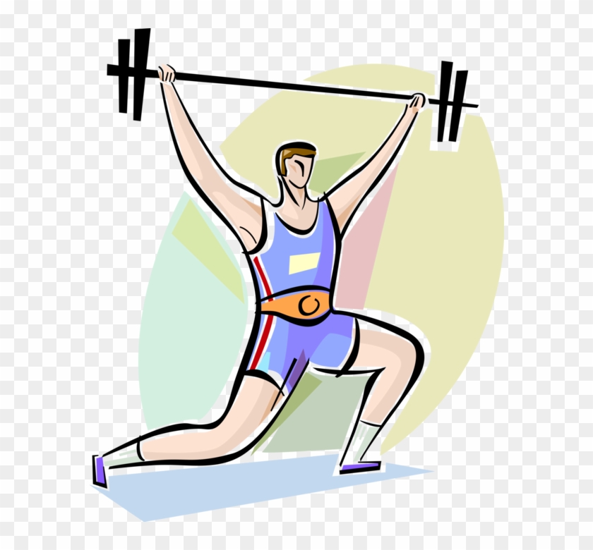 Weightlifter Lifts In Competition - Weightlifter Lifts In Competition #1591255