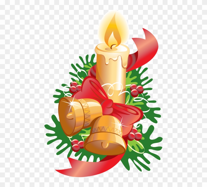 Free Png Download Christmas Candle's Clipart Png Photo - Christmas Candle On Png #1591278