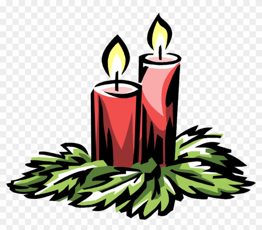 Vector Illustration Of Holiday Festive Season Christmas - Advent Candle #1591284