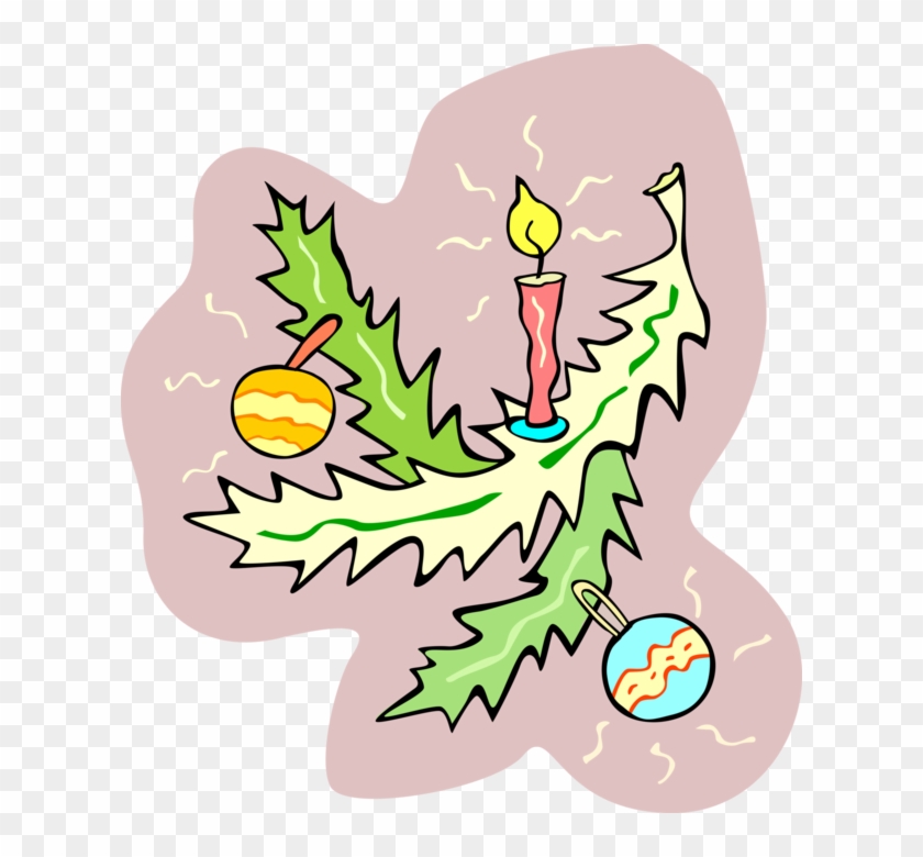 Vector Illustration Of Holiday Festive Season Christmas - Vector Illustration Of Holiday Festive Season Christmas #1591286