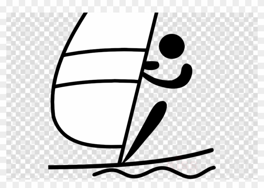 Sailing Pictogram Clipart Sailing Olympic Sports Clip - Eye Lens Picsart Png #1591333