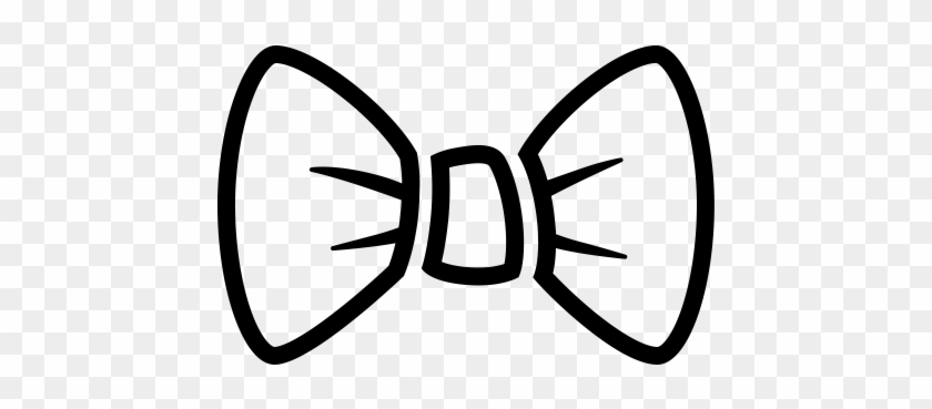 Bowtie Icon With Png And Vector Format - Outline Bow Tie Png #1591347