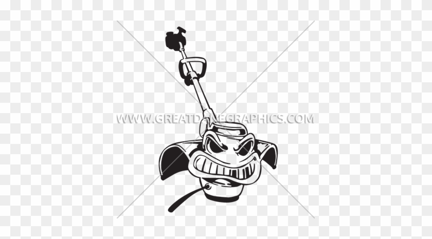 Angry Weed Eater - Weed Eater Clip Art #1591376