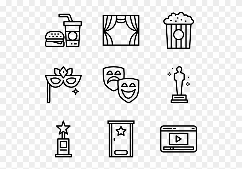 Hollywood - Vector Icon School Png #1591428