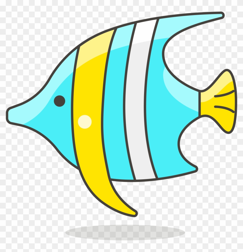 Fish Clip Art Simple Lovely - Peces Tropicales Animados Dibujo #1591438