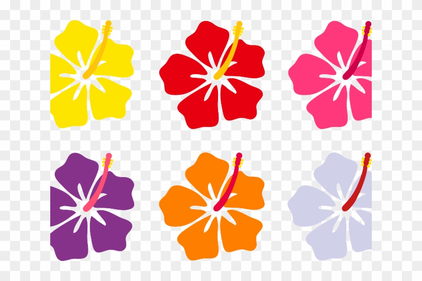 Tropical Flowers Cliparts - Hawaii Flowers Cartoon #1591440
