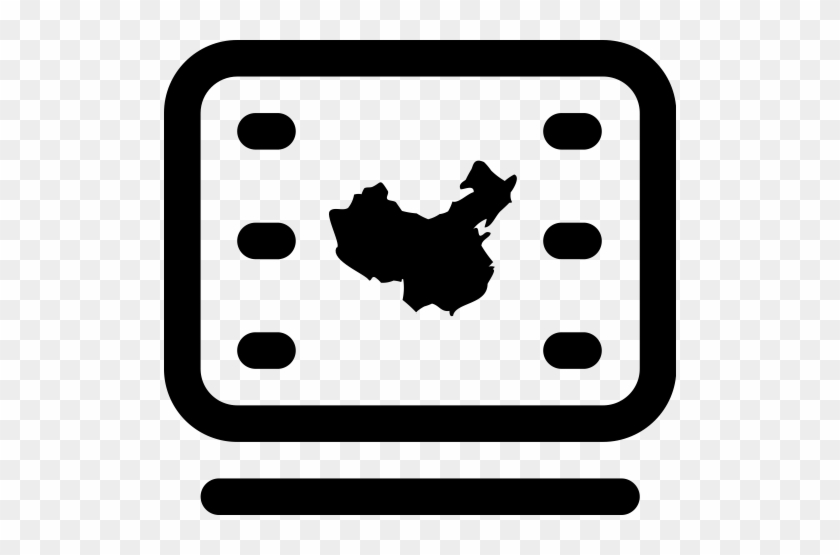 Data Warfare Room, Room, Service Icon - China Map #1591509