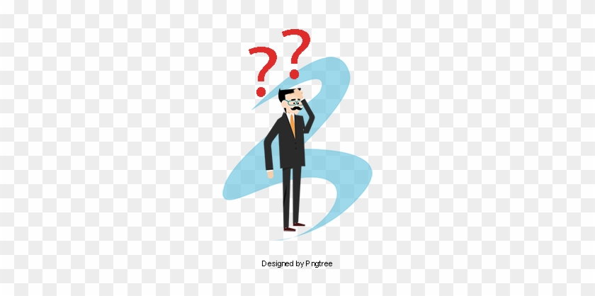 Confused Cartoon Man, Cartoon Clipart, Man Clipart, - Confused Man Png #1591517