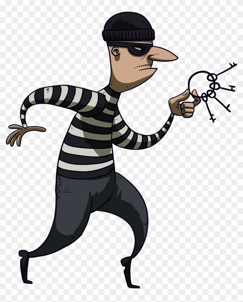 Polícia * Exército* Marinha Malen, Verbrechen, Clipart, - Robbers Cartoon #1591536