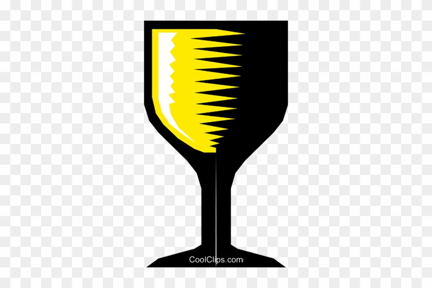 Chalice Royalty Free Vector Clip Art Illustration - Wine Glass #1591705