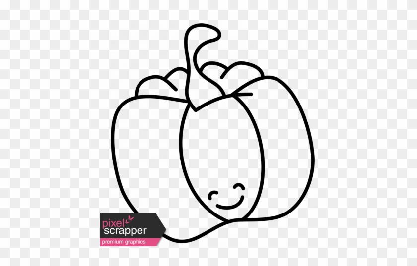 Pumpkin Doodle Template Graphic By Melo Vrijhof - Doodle Pumpkin #1591784