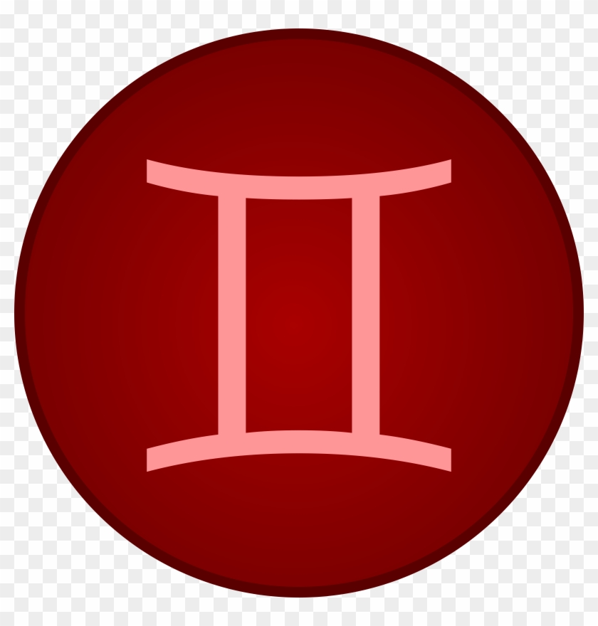 Big Image - Red Gemini Symbol #1591829