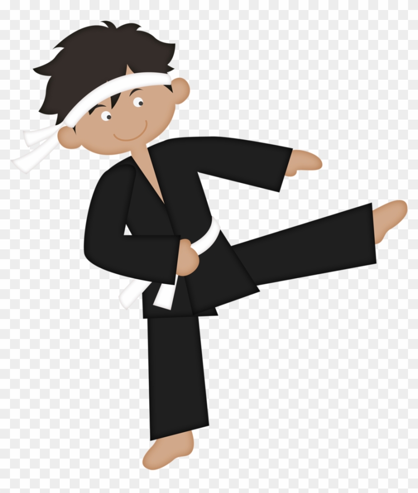 Sports & Ginástica Martial Arts, Clipart, Decoupage, - Cartoon #1591864