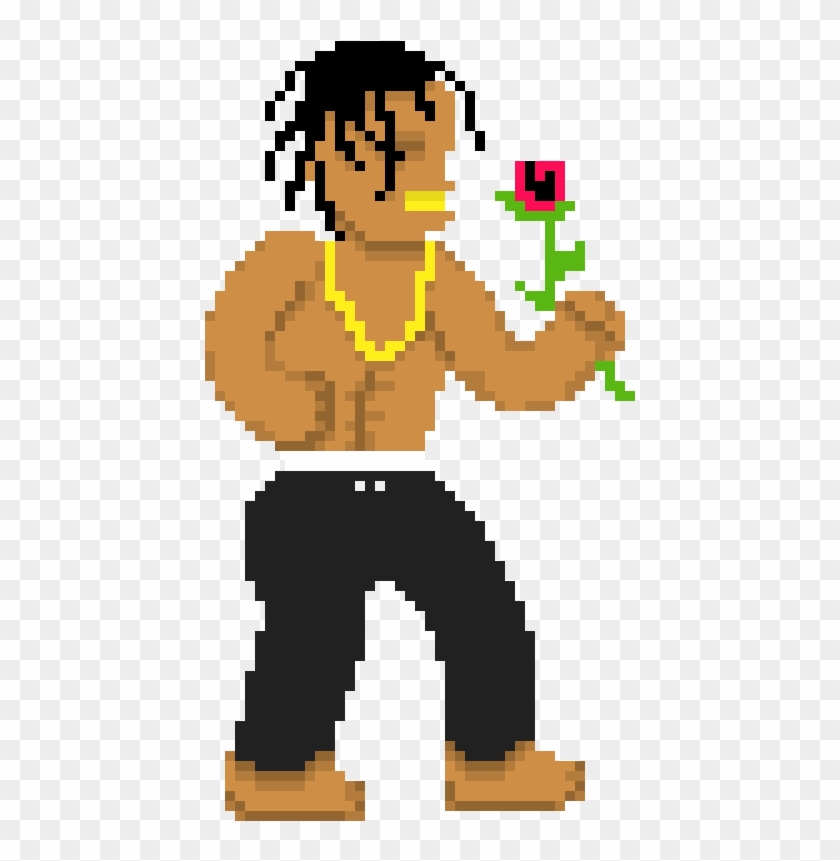 Travis Scott - Travis Scott Pixel Art #1591872