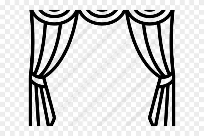 Drawn Curtain Svg - Curtain #1591956