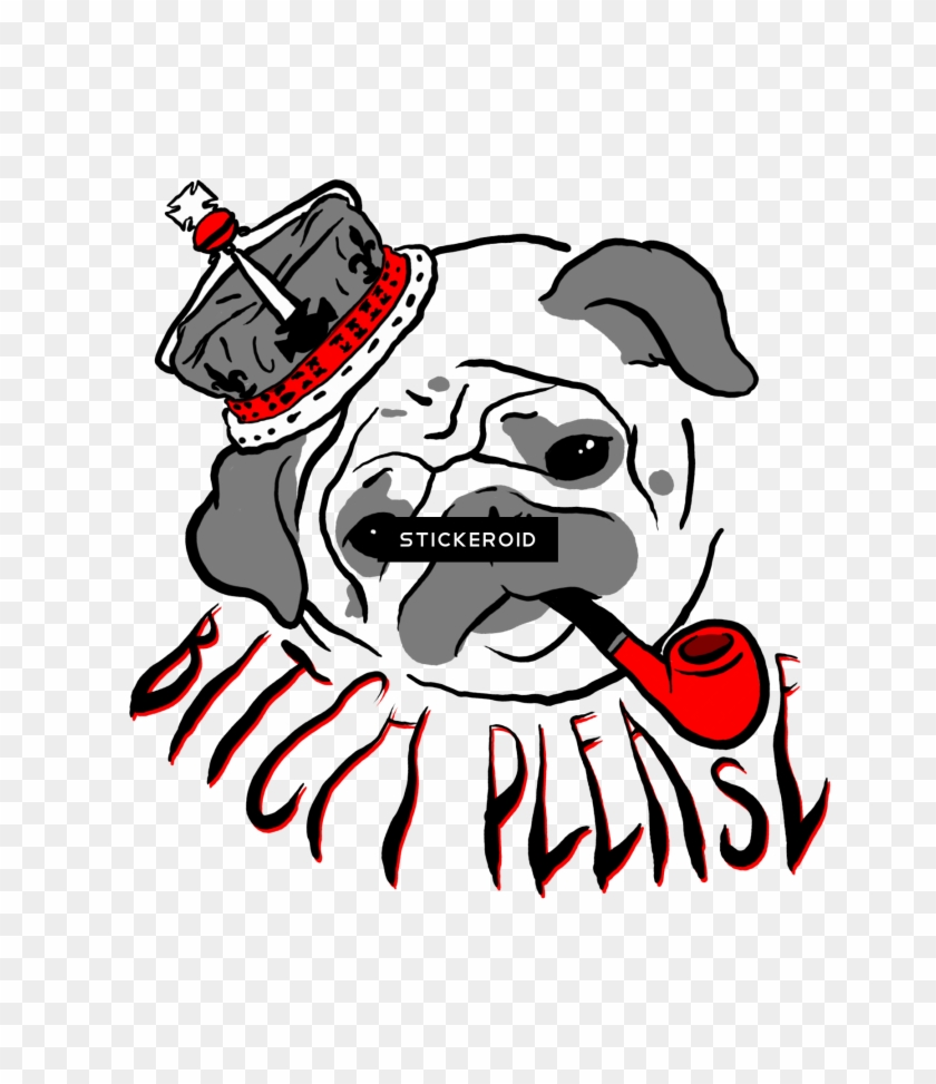 Pug Life Thug - Pug Transparent Png #1591973