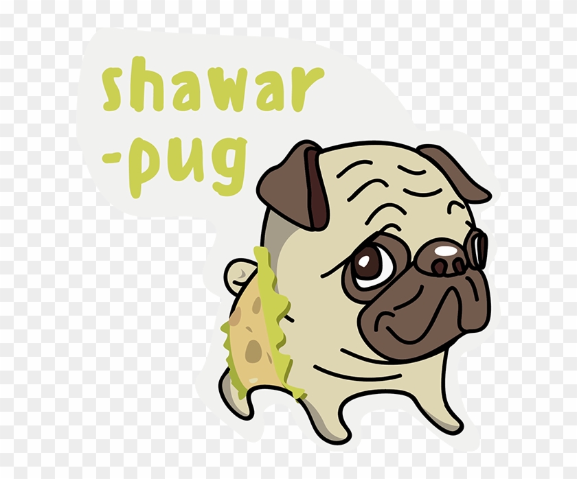 Pug Sticker Messages Sticker-3 - Pug #1591978