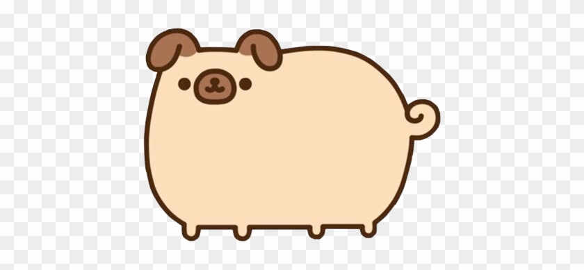 Drawn Pug Pusheen - Pusheen Dog Gif #1591980