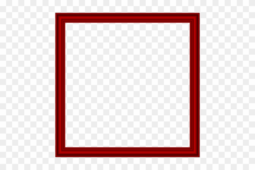 Free Png Download Red Border Frame Clipart Png Photo - Red Square Border Transparent #1591991