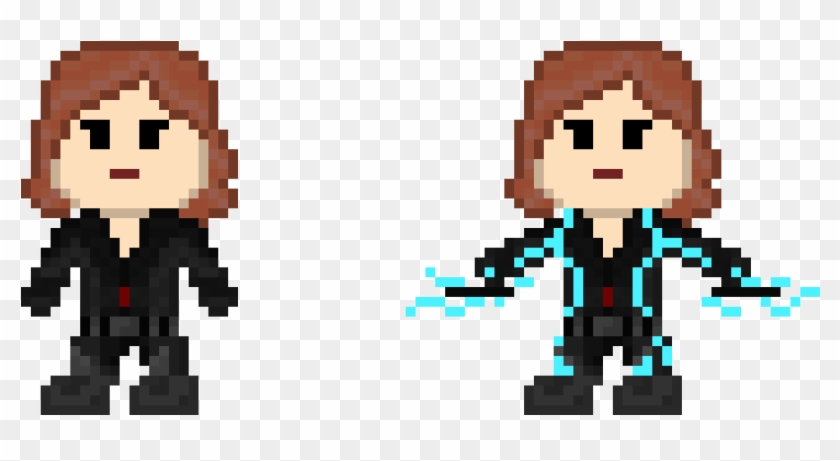 Black Widow - Black Widow Pixel Art #1592020